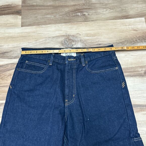 BDG Men's Straight Jeans - Dark Blue - Picture 7 of 10